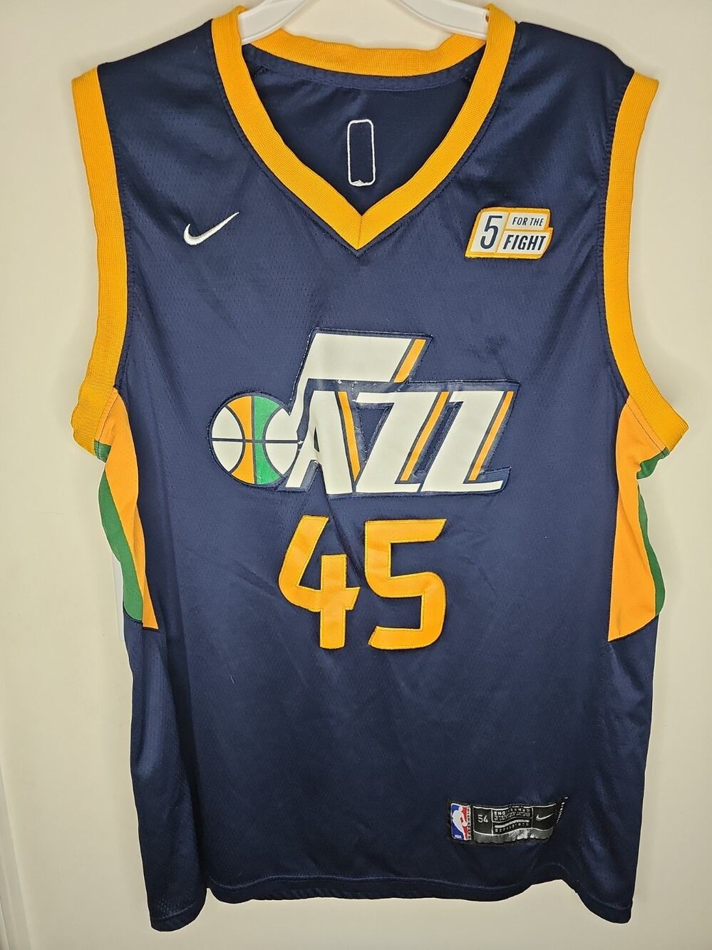 Donovan Mitchell #45 UTAH JAZZ NBA NIKE Swingman Jersey STITCHED Men’s Size 54